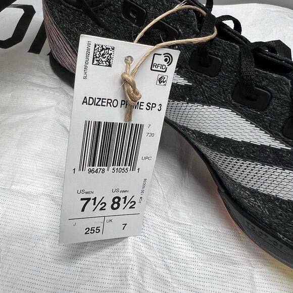 Adidas Adizero Prime Strung IG4330 Track Men Sz 7 Sz 7.5 Sz 8 NEW W/bag Spikes main image 13